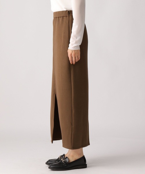 A part by（アパートバイ）の「セットアップ対応／ボンディングタイトスカート　348100（スカート・レディース・ライトブラウン/ライトグレー/ブラック・FREE）」の14枚目の写真