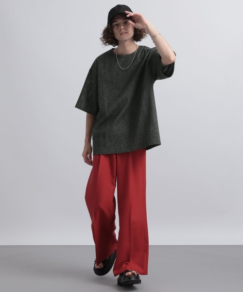 HARE（ハレ）の「メランジラッセルカットソー(HARE)（Tシャツ/カットソー・メンズ・ブラック/グレー/ブラウン・FREE）」の13枚目の写真