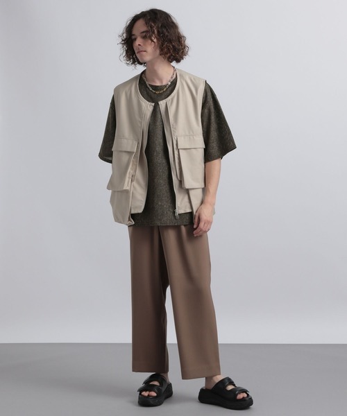 HARE（ハレ）の「メランジラッセルカットソー(HARE)（Tシャツ/カットソー・メンズ・ブラック/グレー/ブラウン・FREE）」の16枚目の写真