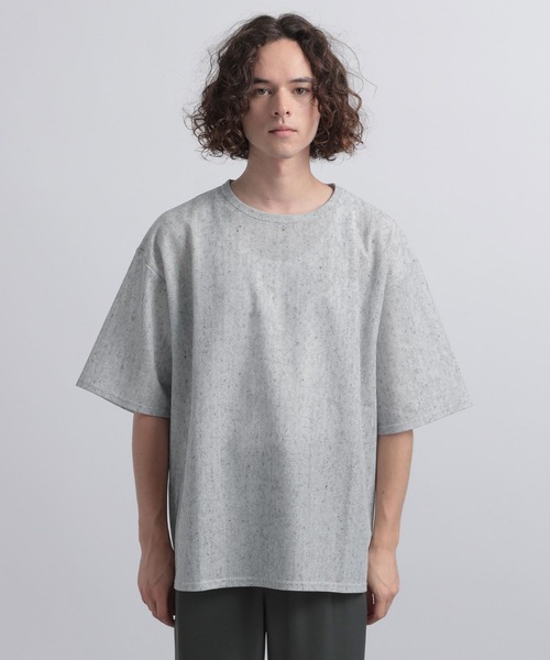 HARE（ハレ）の「メランジラッセルカットソー(HARE)（Tシャツ/カットソー・メンズ・ブラック/グレー/ブラウン・FREE）」の18枚目の写真