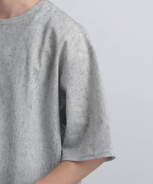 HARE（ハレ）の「メランジラッセルカットソー(HARE)（Tシャツ/カットソー・メンズ・ブラック/グレー/ブラウン・FREE）」の7枚目の写真