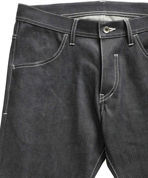 SHAREEF（シャリーフ）の「NON WASH DENIM FLARED PANTS（デニムパンツ・メンズ・ブラック/インディゴブルー・1/2/3）」の11枚目の写真