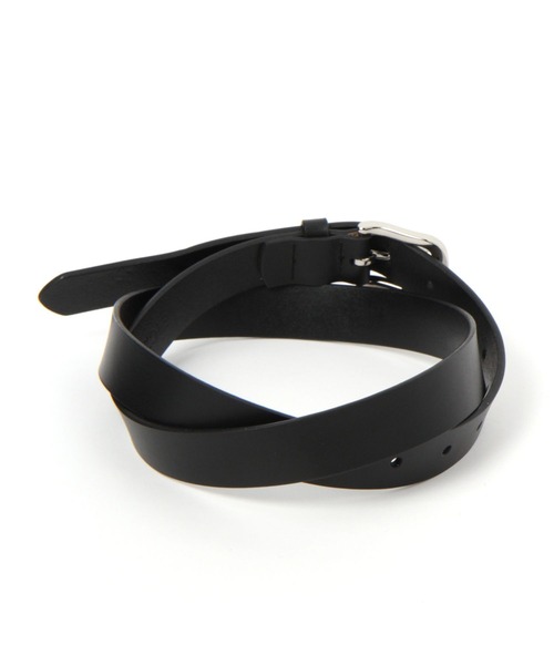 LAKOLE（ラコレ）の「ベーシックレザーベルト / 349153（ベルト・メンズ・ダークブラウン/ブラック・FREE）」の5枚目の写真