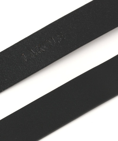 LAKOLE（ラコレ）の「ベーシックレザーベルト / 349153（ベルト・メンズ・ダークブラウン/ブラック・FREE）」の6枚目の写真