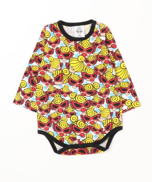 M*!様 « 新品 »ヒステリックミニ 総柄 リトルフォー ノースリーブロンパー HYSTERIC MINI（ヒステリックミニ）の「LITTLEFOUR総柄
