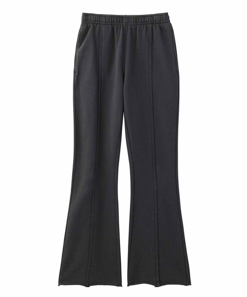 X-girl（エックスガール）の「SWEAT FLARE PANTS（スウェットパンツ・レディース・アッシュ/ブラウン/チャコール・M/S）」の15枚目の写真