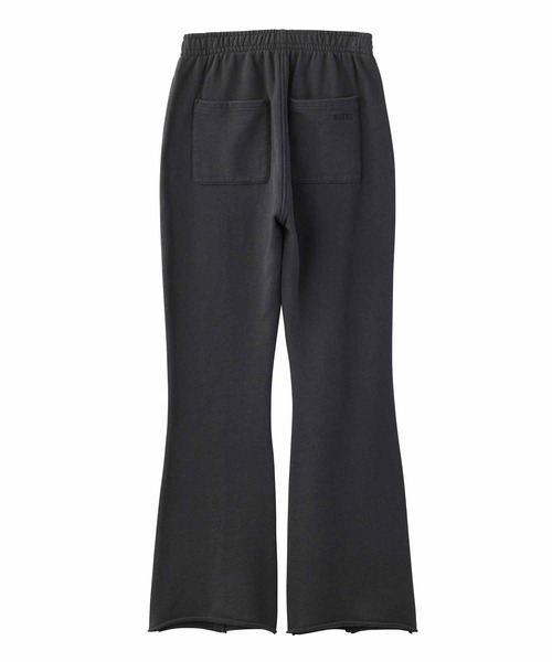 X-girl（エックスガール）の「SWEAT FLARE PANTS（スウェットパンツ・レディース・アッシュ/ブラウン/チャコール・M/S）」の16枚目の写真