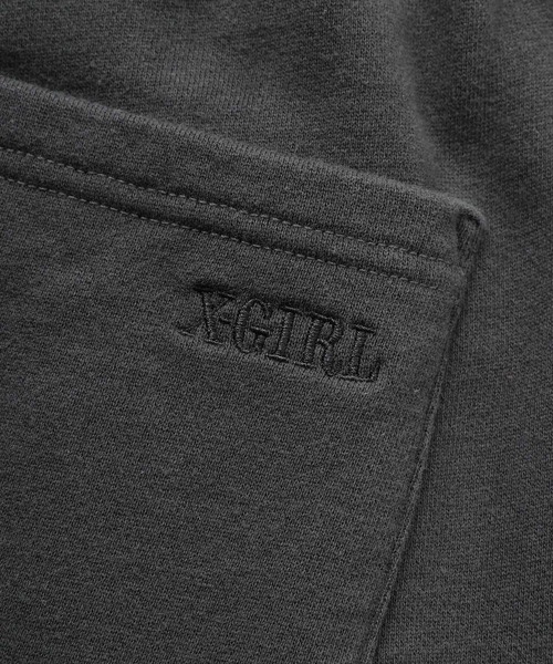 X-girl（エックスガール）の「SWEAT FLARE PANTS（スウェットパンツ・レディース・アッシュ/ブラウン/チャコール・M/S）」の21枚目の写真