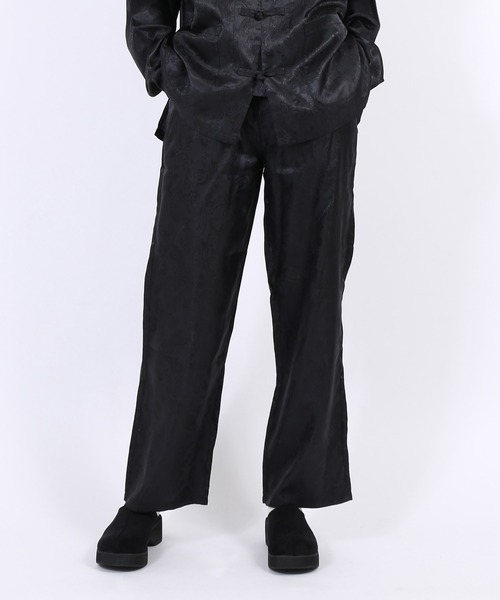 PUNYUS（プニュズ）の「チャイナ柄パンツ（その他パンツ・レディース・ブラック/パープル系その他/ネイビー/オレンジ・1/2/3/4）」の2枚目の写真