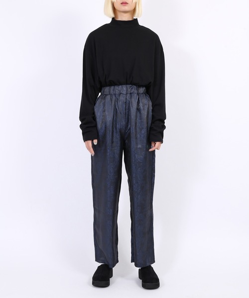 PUNYUS（プニュズ）の「チャイナ柄パンツ（その他パンツ・レディース・ブラック/パープル系その他/ネイビー/オレンジ・1/2/3/4）」の21枚目の写真