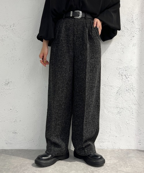 apres jour mignon（アプレジュールミニョン）の「アソートカーヴィーパンツ【ZOZOTOWN限定アイテム】（その他パンツ・レディース・ブラック系その他/ブラック/ブラウン系その他/ベージュ系その他・MEDIUM/X-LARGE/SMALL）」の2枚目の写真