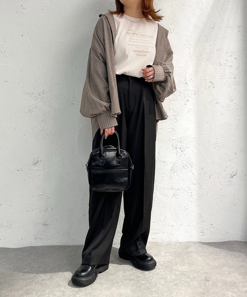 apres jour mignon（アプレジュールミニョン）の「アソートカーヴィーパンツ【ZOZOTOWN限定アイテム】（その他パンツ・レディース・ブラック系その他/ブラック/ブラウン系その他/ベージュ系その他・MEDIUM/X-LARGE/SMALL）」の8枚目の写真