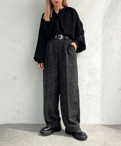 apres jour mignon（アプレジュールミニョン）の「アソートカーヴィーパンツ【ZOZOTOWN限定アイテム】（その他パンツ・レディース・ブラック系その他/ブラック/ブラウン系その他/ベージュ系その他・MEDIUM/X-LARGE/SMALL）」の13枚目の写真