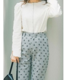 JUMELLE | リップルライントップ(Tシャツ/カットソー)