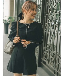 JUMELLE | リップルライントップ(Tシャツ/カットソー)