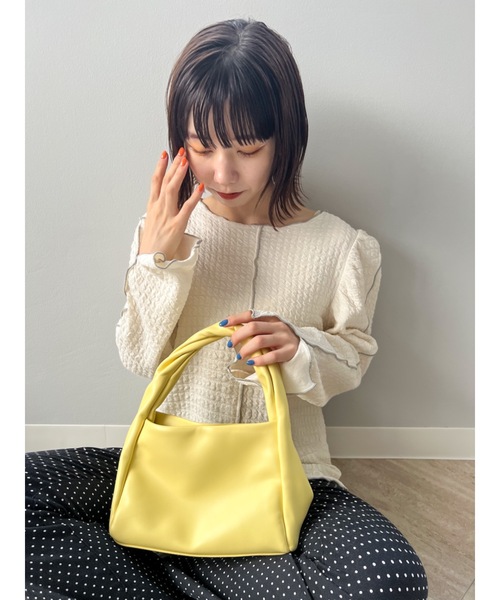 JUMELLE(ジュメロ)の「リップルライントップ(Tシャツ/カットソー・レディース・ブラック/アイボリー・FREE)」の21枚目の写真