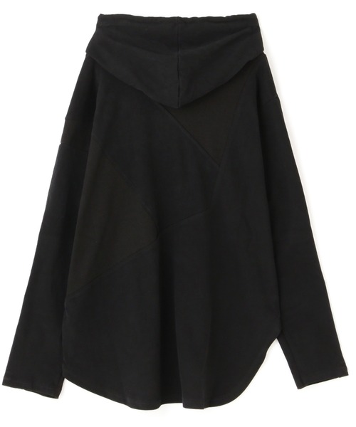 AULA AILA（アウラアイラ）の「AULA AILA/アウラアイラ/別注リブMIX プルパーカー（パーカー・レディース・ホワイト/ブラック・0）」の4枚目の写真