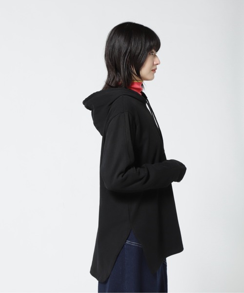 AULA AILA（アウラアイラ）の「AULA AILA/アウラアイラ/別注リブMIX プルパーカー（パーカー・レディース・ホワイト/ブラック・0）」の12枚目の写真