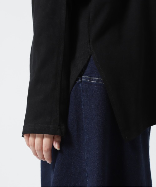 AULA AILA（アウラアイラ）の「AULA AILA/アウラアイラ/別注リブMIX プルパーカー（パーカー・レディース・ホワイト/ブラック・0）」の17枚目の写真