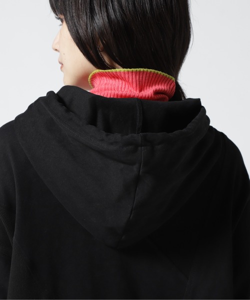 AULA AILA（アウラアイラ）の「AULA AILA/アウラアイラ/別注リブMIX プルパーカー（パーカー・レディース・ホワイト/ブラック・0）」の19枚目の写真