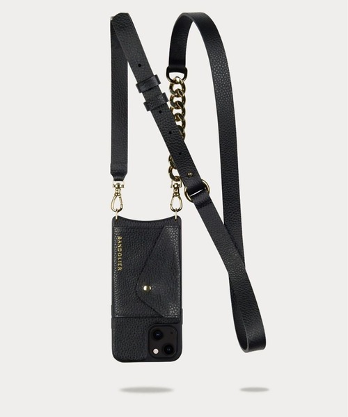 BANDOLIER（バンドリヤー）の「【BANDOLIER】CHARLOTTE SIDE SLOT BK GD　iPhone12 iPhone12Pro iPhone13 iPhone13Pro（スマホケース/カバー・レディース・その他6/その他7/その他8・FREE）」の3枚目の写真