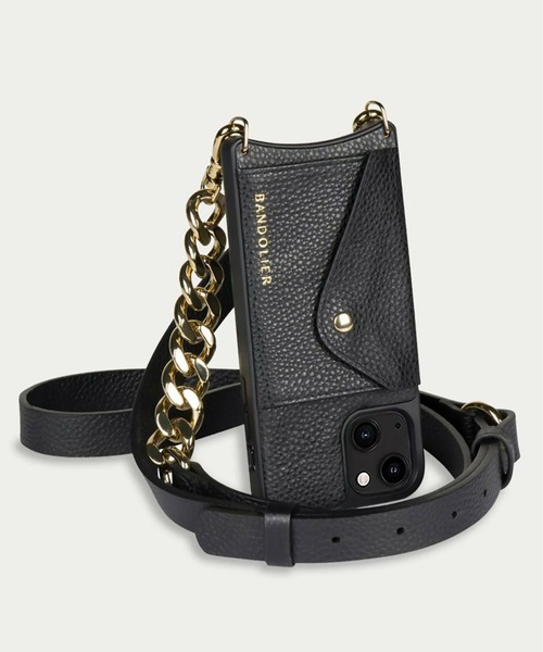 BANDOLIER（バンドリヤー）の「【BANDOLIER】CHARLOTTE SIDE SLOT BK GD　iPhone12 iPhone12Pro iPhone13 iPhone13Pro（スマホケース/カバー・レディース・その他6/その他7/その他8・FREE）」の5枚目の写真