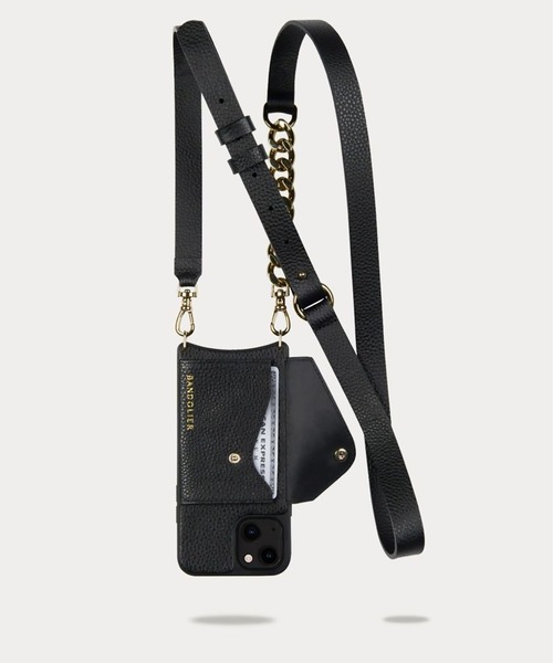 BANDOLIER（バンドリヤー）の「【BANDOLIER】CHARLOTTE SIDE SLOT BK GD　iPhone12 iPhone12Pro iPhone13 iPhone13Pro（スマホケース/カバー・レディース・その他6/その他7/その他8・FREE）」の6枚目の写真