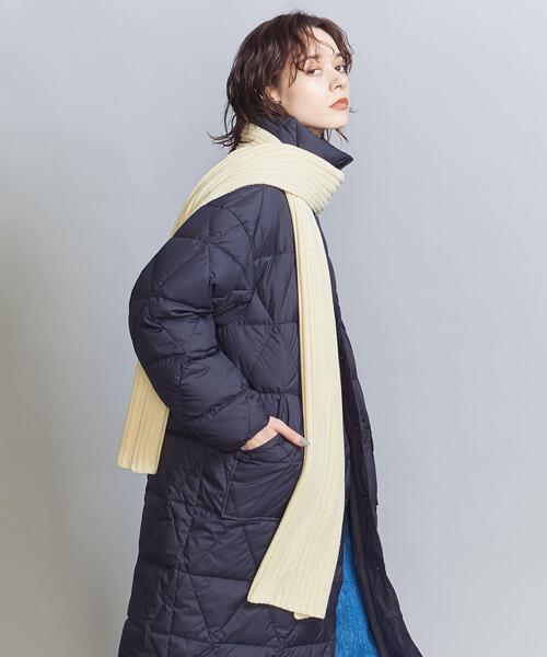 BEAUTY&YOUTH UNITED ARROWS（ビューティーアンドユースユナイテッドアローズ）の「ニット リブ ロング マフラー（マフラー・レディース・グレー/ピンク/コバルトブルー/オフホワイト・FREE）」の7枚目の写真