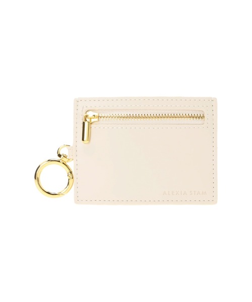 ALEXIA STAM(アリシアスタン)の「Coin & Card Case With Chain Strap /コイン&カードケースSet(コインケース・レディース・ブラック/カーキ/アイボリー・FREE)」の9枚目の写真