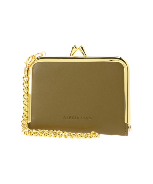 ALEXIA STAM(アリシアスタン)の「Coin & Card Case With Chain Strap /コイン&カードケースSet(コインケース・レディース・ブラック/カーキ/アイボリー・FREE)」の11枚目の写真