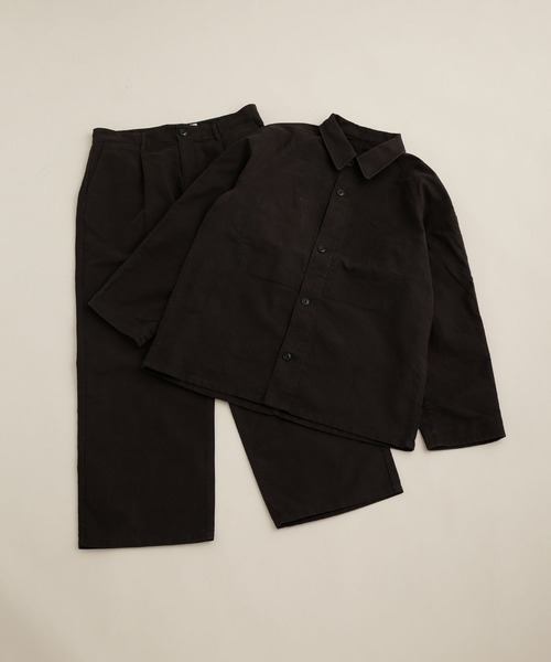 NANO universe(ナノユニバース)の「LB.03/モールスキンワークジャケット(ミリタリージャケット・メンズ・ブラック/ブルー/カーキ・M/L/S)」の11枚目の写真