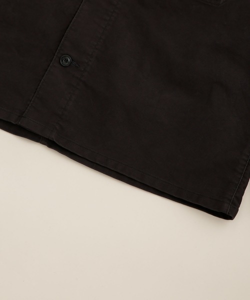 NANO universe(ナノユニバース)の「LB.03/モールスキンワークジャケット(ミリタリージャケット・メンズ・ブラック/ブルー/カーキ・M/L/S)」の6枚目の写真