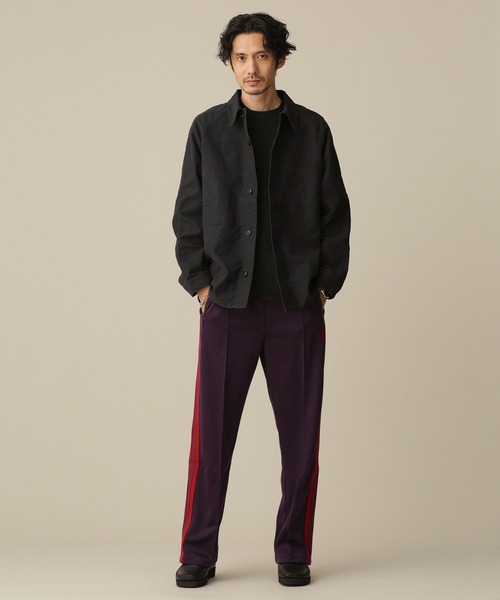 NANO universe(ナノユニバース)の「LB.03/モールスキンワークジャケット(ミリタリージャケット・メンズ・ブラック/ブルー/カーキ・M/L/S)」の13枚目の写真