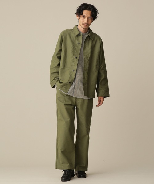 NANO universe(ナノユニバース)の「LB.03/モールスキンワークジャケット(ミリタリージャケット・メンズ・ブラック/ブルー/カーキ・M/L/S)」の17枚目の写真