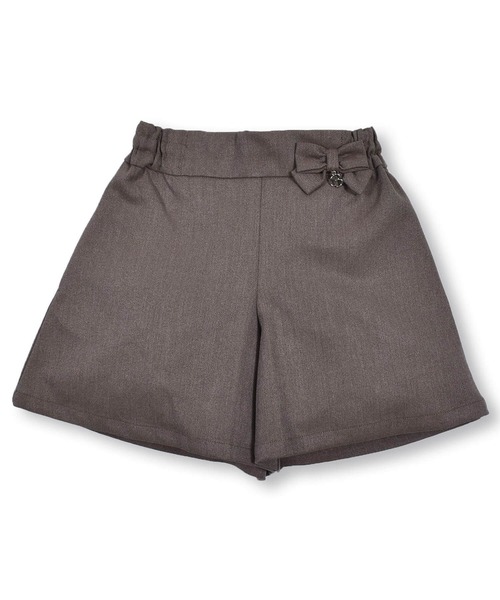 BeBe（ベベ）の「BeBe/ウール風リボン付きキュロットパンツ(90~150cm)（その他パンツ・キッズ・ブラック/ブラウン・130/150/140/120/110/100/90）」の9枚目の写真