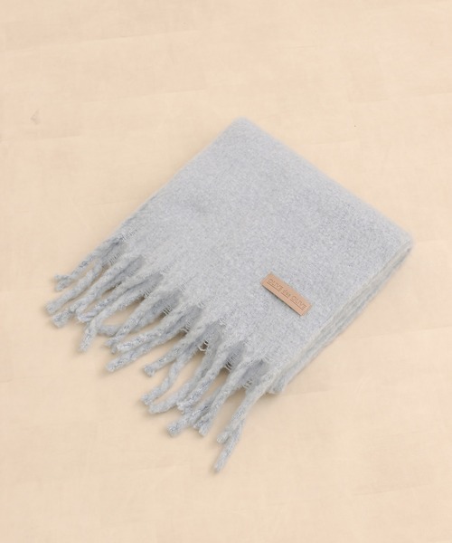 OLIVE des OLIVE(オリーブデオリーブ)の「【WEB限定カラ―あり】タグ付きブークレマフラー(マフラー・レディース・ブラック/サックスブルー/グレー/オフホワイト/ピンク・FREE)」の16枚目の写真