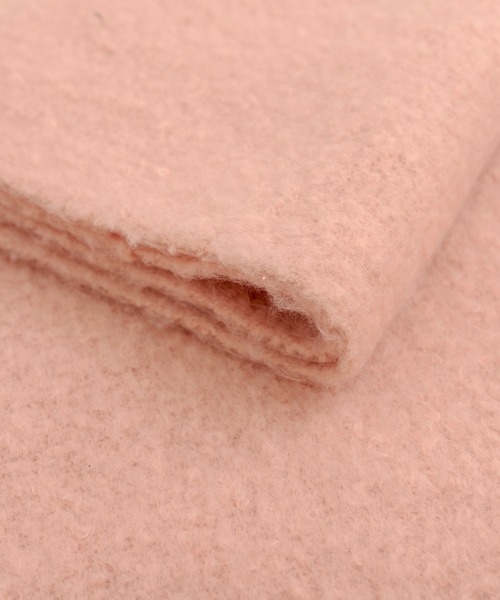 OLIVE des OLIVE(オリーブデオリーブ)の「【WEB限定カラ―あり】タグ付きブークレマフラー(マフラー・レディース・ブラック/サックスブルー/グレー/オフホワイト/ピンク・FREE)」の6枚目の写真