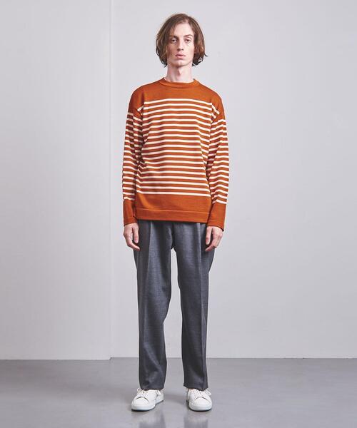 District(ディストリクト)の「<District > ボーダー クルーネック ニット(ニット/セーター・メンズ・グレー/ブラック/オレンジ・L/S/M)」の7枚目の写真