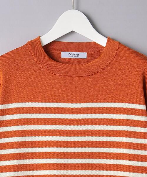 District(ディストリクト)の「<District > ボーダー クルーネック ニット(ニット/セーター・メンズ・グレー/ブラック/オレンジ・L/S/M)」の11枚目の写真