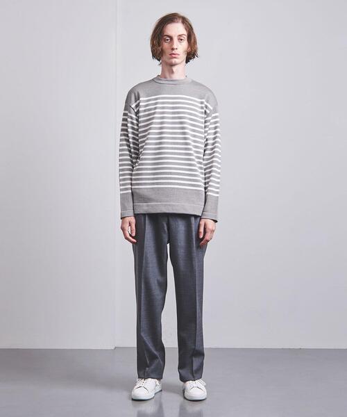 District(ディストリクト)の「<District > ボーダー クルーネック ニット(ニット/セーター・メンズ・グレー/ブラック/オレンジ・L/S/M)」の16枚目の写真