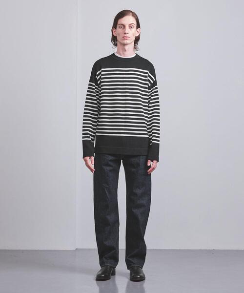 District(ディストリクト)の「<District > ボーダー クルーネック ニット(ニット/セーター・メンズ・グレー/ブラック/オレンジ・L/S/M)」の20枚目の写真