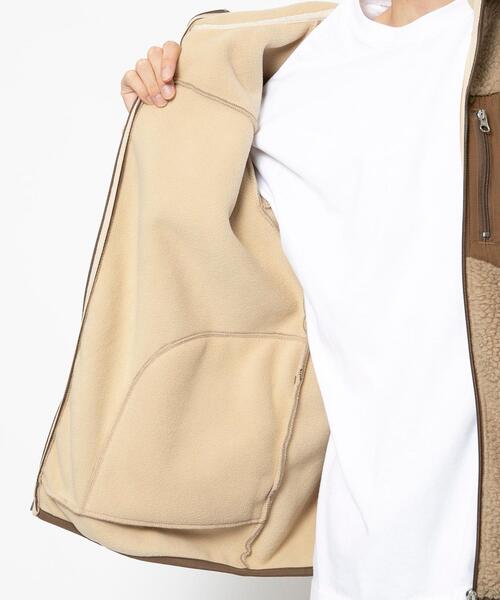 coen（コーエン）の「[洗える]ボアフーディージャケット（ブルゾン・メンズ・ブラック/ブラウン・M/S/XL/L）」の14枚目の写真