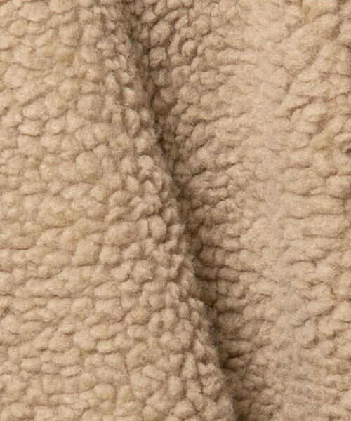 coen（コーエン）の「[洗える]ボアフーディージャケット（ブルゾン・メンズ・ブラック/ブラウン・M/S/XL/L）」の16枚目の写真