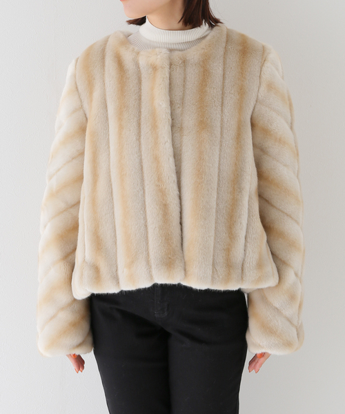 Charles Chaton（シャルルシャトン）の「molliolli PRELUDE（その他アウター・レディース・ベージュ・SMALL/MEDIUM）」の5枚目の写真