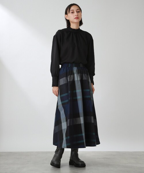 THE SHOP TK (ザ ショップ ティーケー )の「◆【洗える】ギャザーフリルブラウス(シャツ/ブラウス・レディース・ホワイト系/ブラック/ライトブルー・11/12/13)」の17枚目の写真