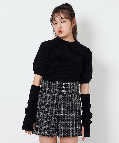 LOVETOXIC（ラブトキシック）の「アームウォーマーつきニット（ニット