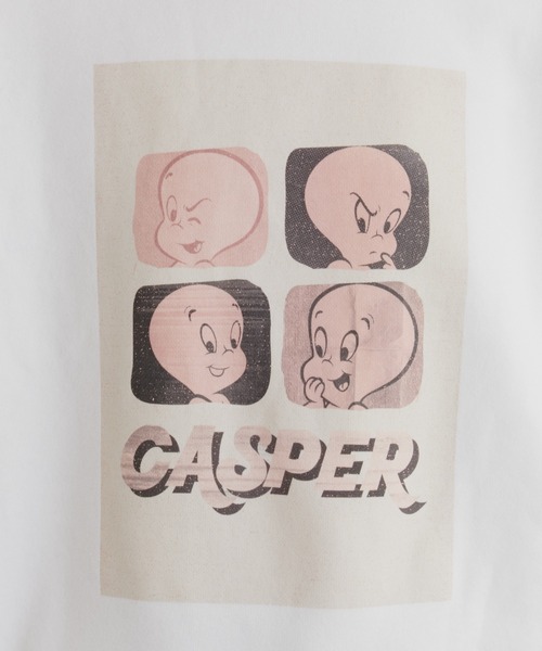 natural couture（ナチュラルクチュール）の「ユニバーサルコラボ casperプリントゆるスウエット（スウェット・レディース・オフホワイト/オートミール・FREE）」の8枚目の写真