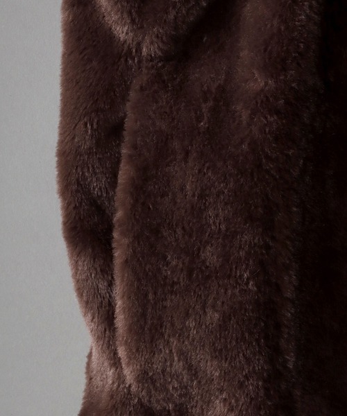 SITRY(シトリー)の「fur vest/ファー ベスト(ベスト・メンズ・ブラック/ブラウン・M/L/XL)」の7枚目の写真