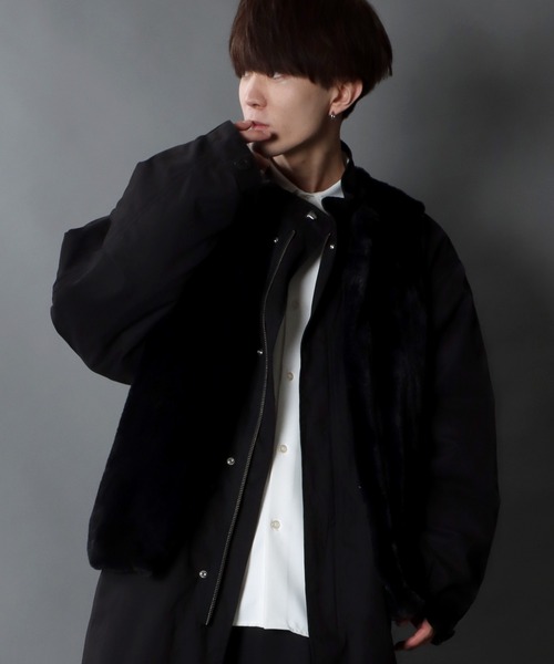 SITRY(シトリー)の「fur vest/ファー ベスト(ベスト・メンズ・ブラック/ブラウン・M/L/XL)」の13枚目の写真