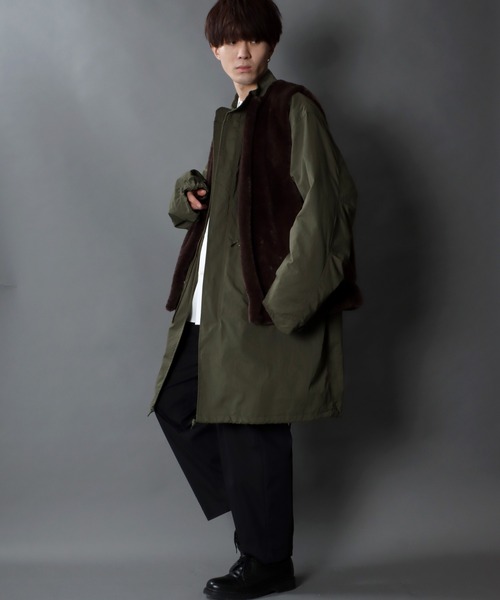 SITRY(シトリー)の「fur vest/ファー ベスト(ベスト・メンズ・ブラック/ブラウン・M/L/XL)」の17枚目の写真